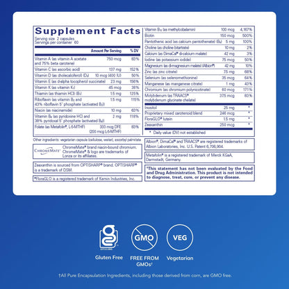 Pure Encapsulations Junior Nutrients – Kids & Teens Multivitamin (No Iron)