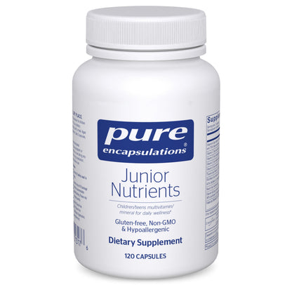 Pure Encapsulations Junior Nutrients – Kids & Teens Multivitamin (No Iron)