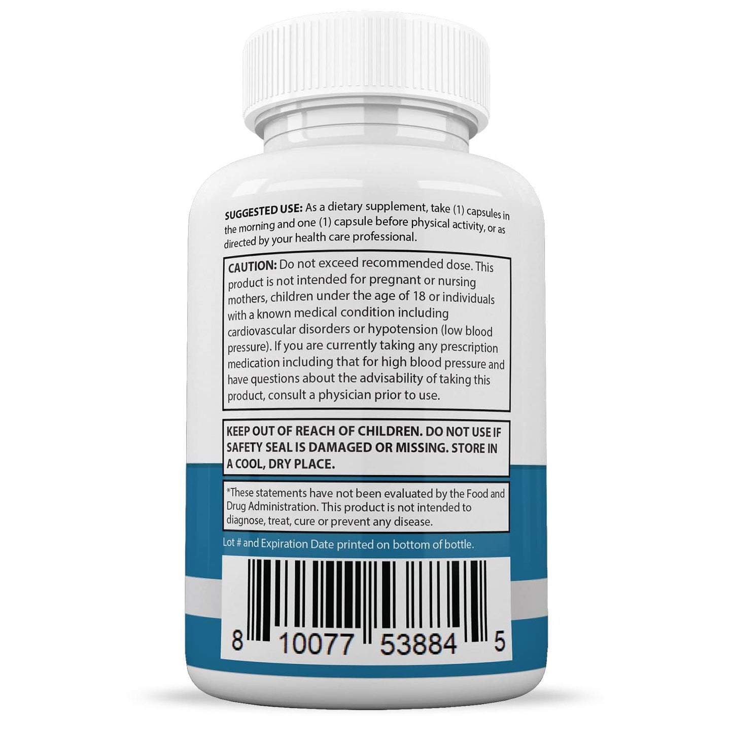Justified Laboratories 2 Pack Glucotrust Max 1295MG Formula - 120 Capsules | Dietary Supplement