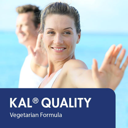 KAL Cal/Mag/Zinc | 1000mg Calcium, 400mg Magnesium & 15mg Zinc | Bone, Muscle, Heart & Immune Support | 250ct