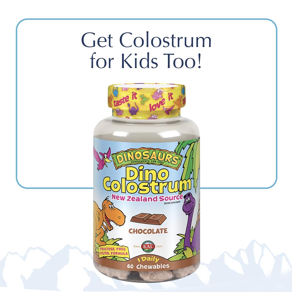 KAL Colostrum Lactoferrin with 20% Immunoglobulins | Immune Support | 30 Servings | 60 Caps