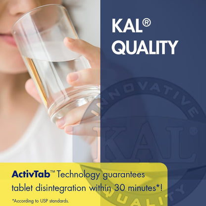 KAL DHEA-5 Tablets 5mg – 60 Count | DHEA Supplement