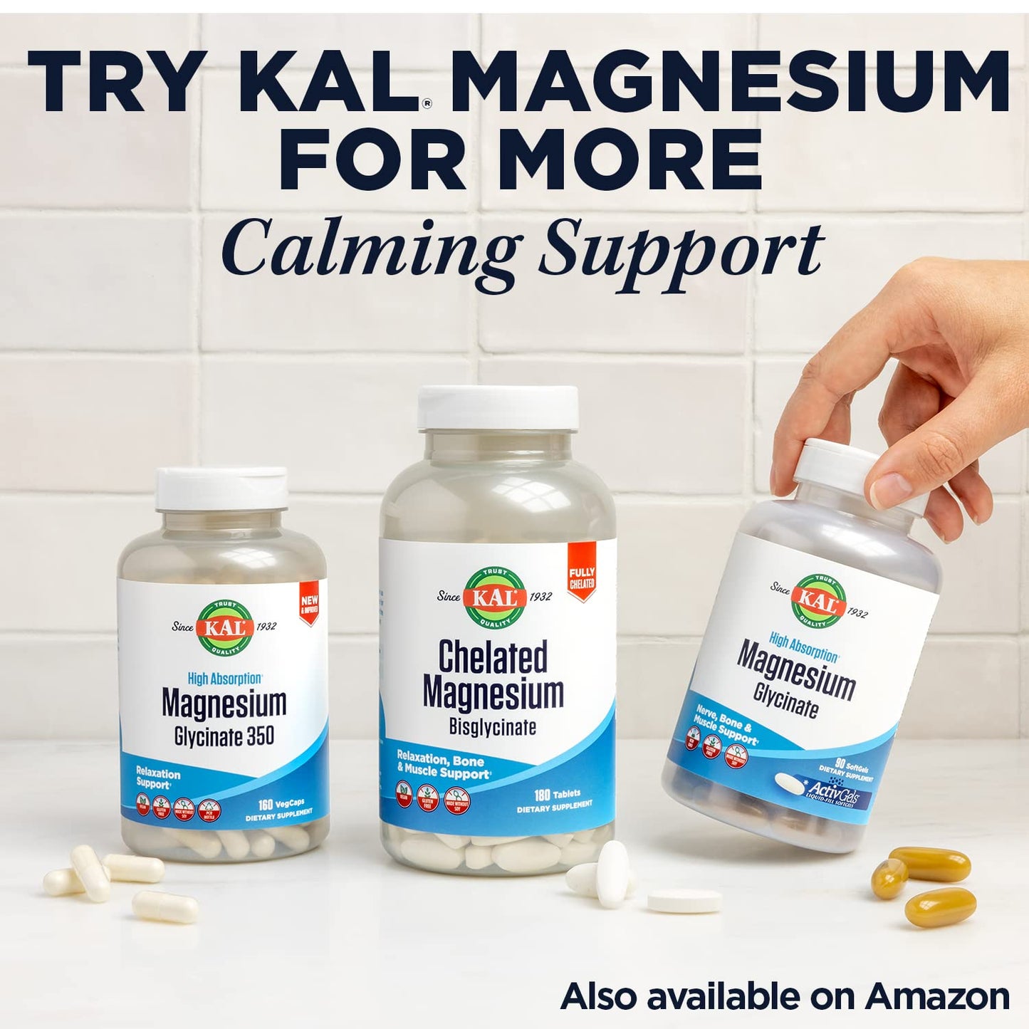 KAL Glucosamine Chondroitin MSM D-3 – Joint Support Supplement (120 Tablets)