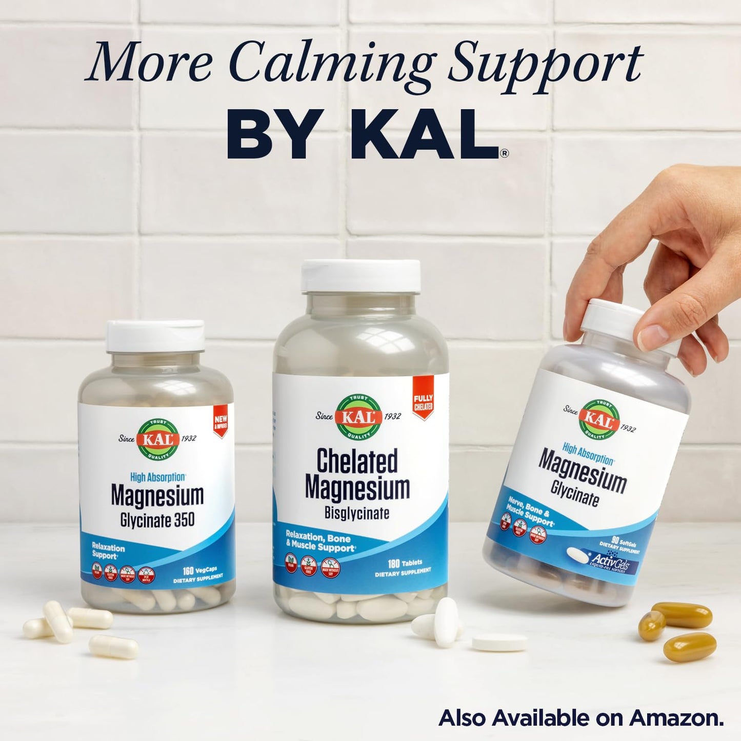 KAL Lithium Orotate 5mg | Mood Support & Bioavailability | Organic Rice Bran Base | 60 VegCaps