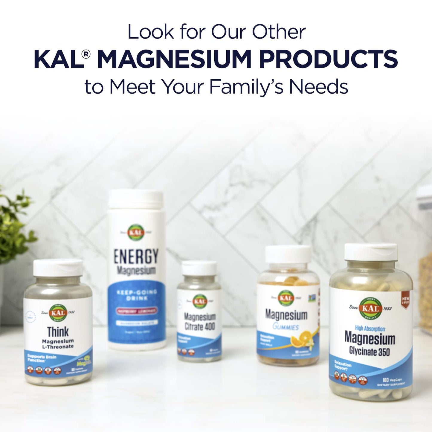 KAL Magnesium Glycinate ActivGels 315mg — Fully Chelated, High Absorption Magnesium Supplement (60 Servings)