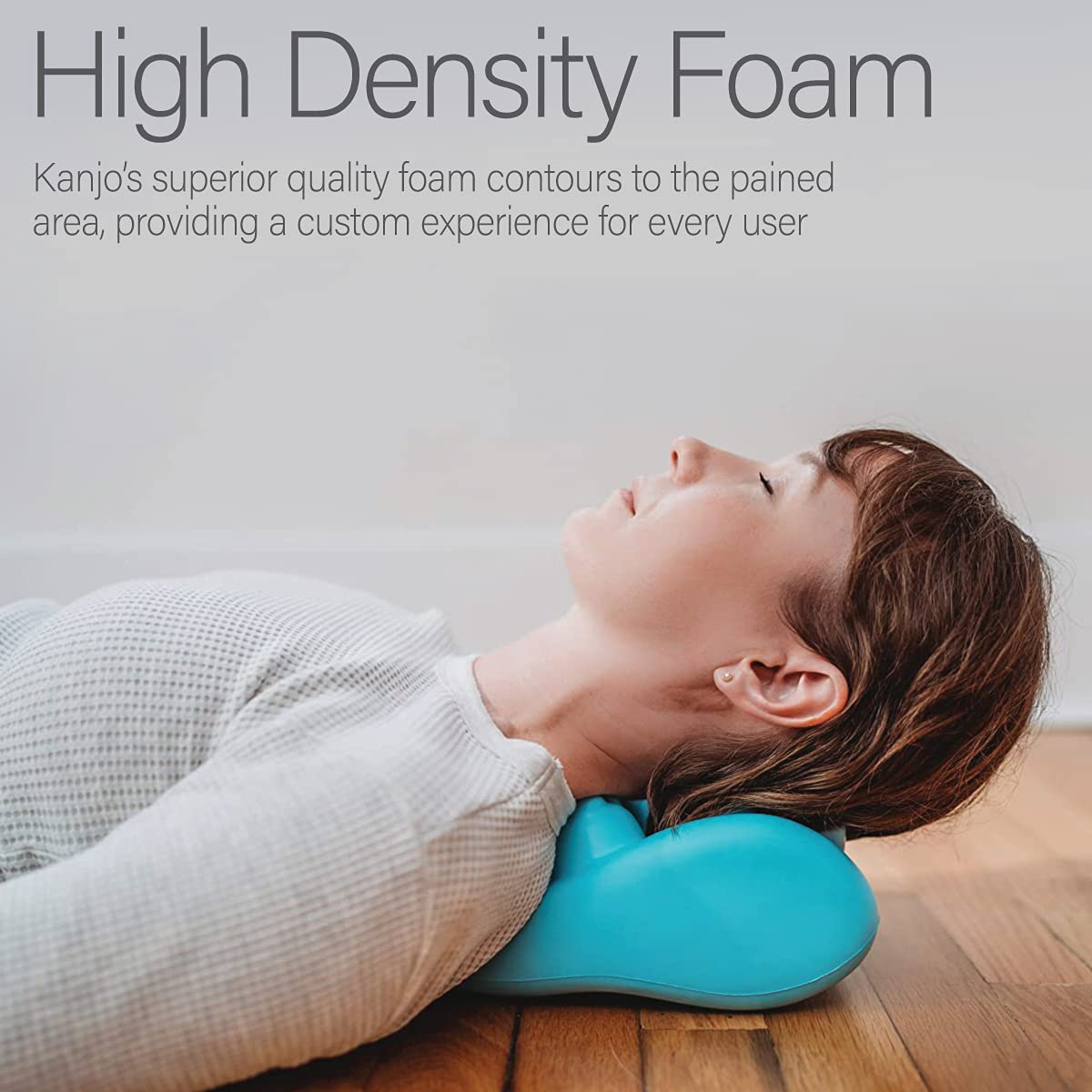 Kanjo Acupressure Neck Pain Relief Cushion – Cervical Traction & Relaxation | Blue