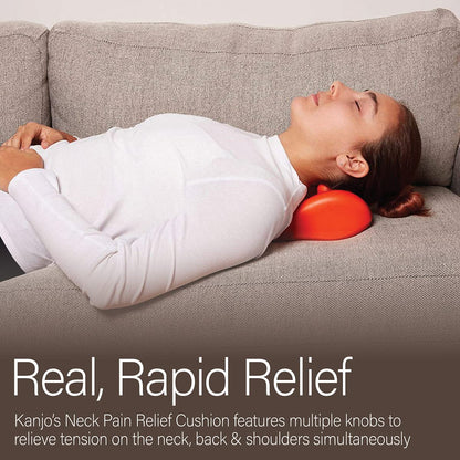 Kanjo Acupressure Neck Pain Relief Cushion – Cervical Traction & Relaxation | Blue