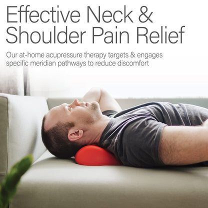 Kanjo Acupressure Neck Pain Relief Cushion – Cervical Traction & Relaxation | Blue