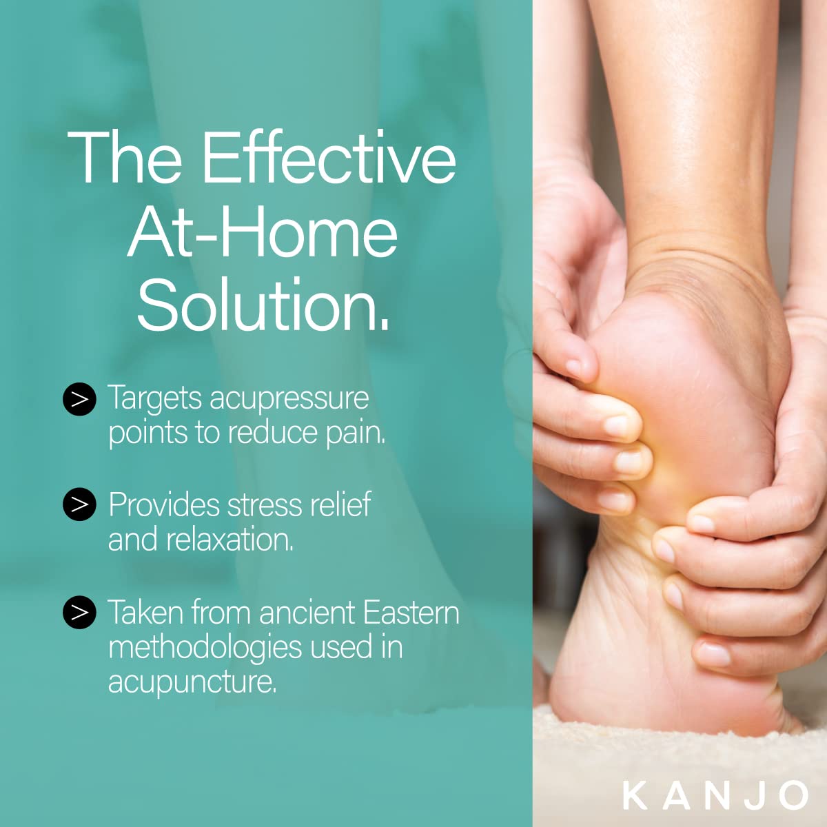 Kanjo Memory Foam Acupressure Foot Mat | Foot Pain Relief & Standing Desk Use