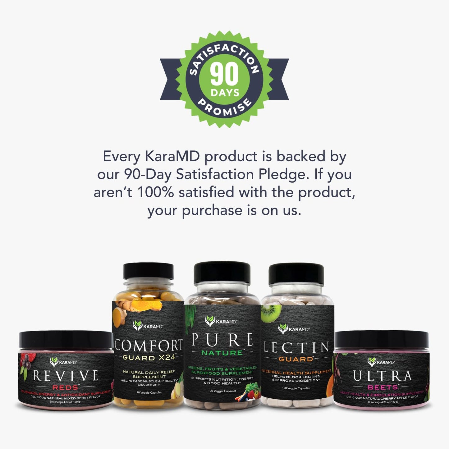 KaraMD Pure Nature Greens, Fruits & Veggies – 30 Servings, Gluten Free & Vegan, Energy & Digestion Support