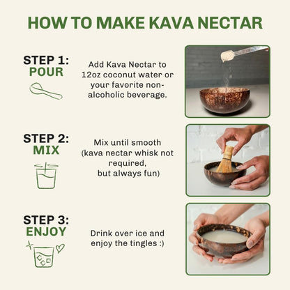 Kavahana Relax Edition Ceremonial Grade Noble Kava Nectar Powder – Deep Calm for Nighttime Relaxation & Natural Stress Support, Instant Dried Kava Juice