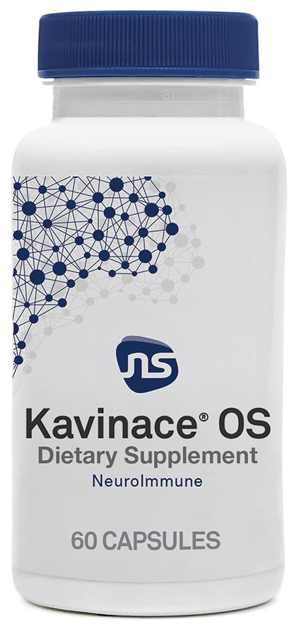 NeuroScience Kavinace OS Calm Sleep Aid with L-Theanine & 5 mg Melatonin – 60 Capsules