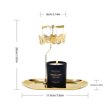 Kelly's Custom Candles: Rotatable Butterfly Candle Gift (6 oz) – Gifts for Women
