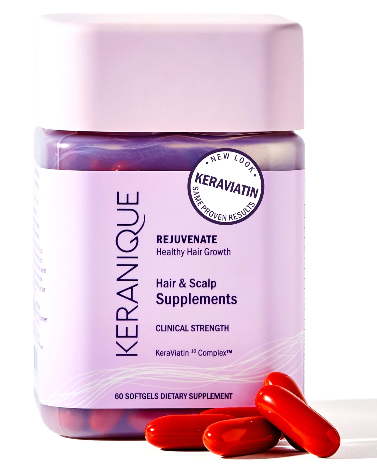 Keranique Hair & Scalp Supplements – Nourish, Strengthen & Support Fuller-Looking Hair