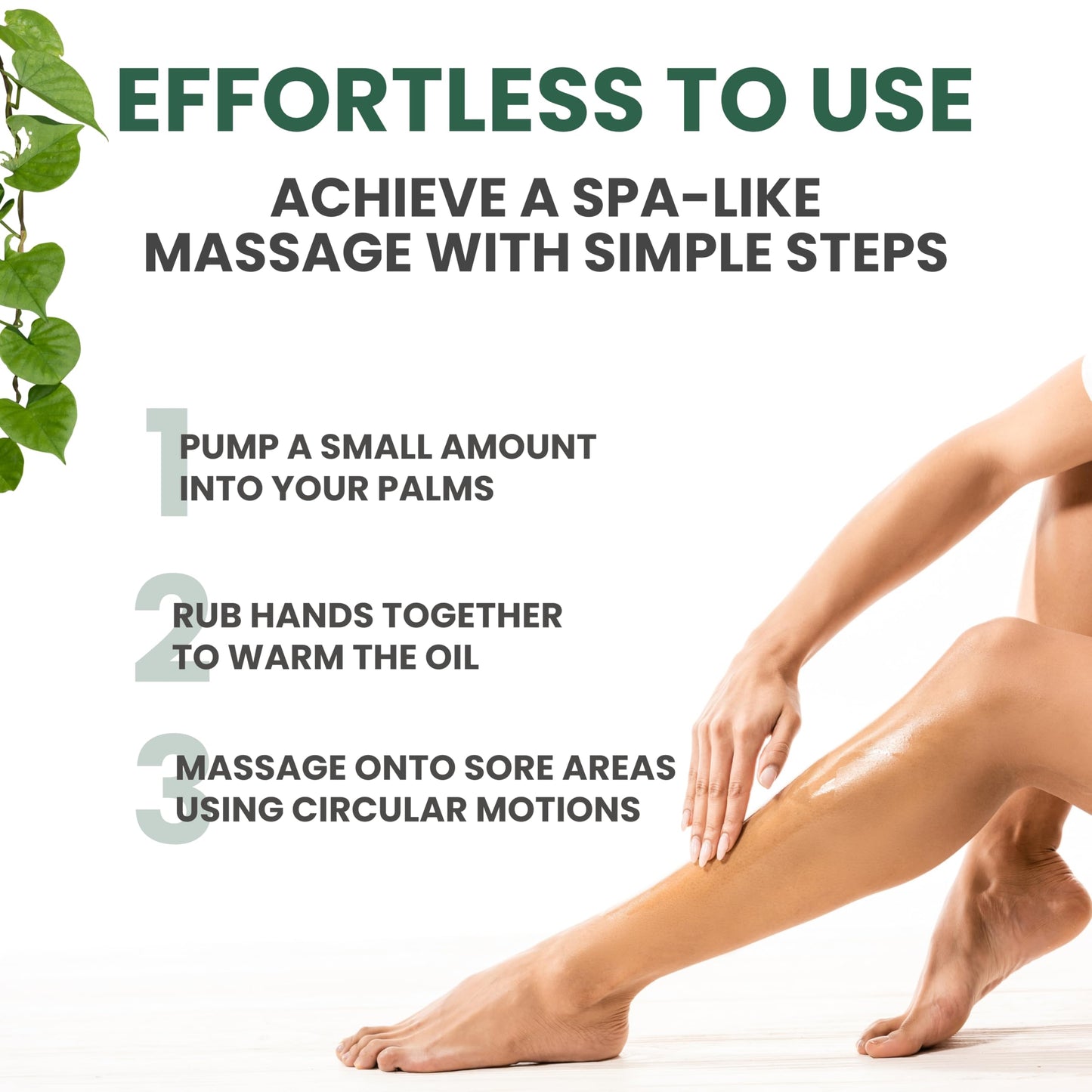 Sore Muscle Massage Oil with Arnica, Eucalyptus & Tea Tree – Kesmedik