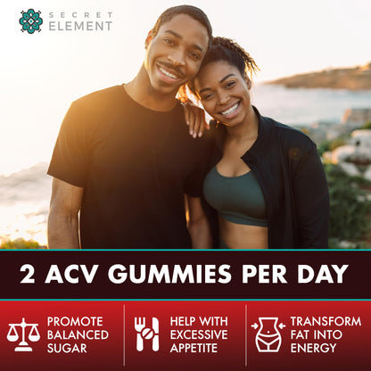 Keto ACV Gummies 1100mg Cherry – Sugar Free, Vegan, Non-GMO | 60 Gummies
