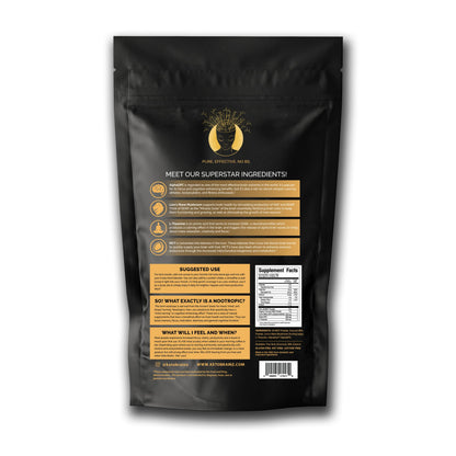 Keto Brainz C8MCT Nootropic Creamer – 500mg Lion’s Mane, AlphaGPC & L-Theanine | 16oz, 30 Servings