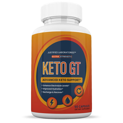 Keto GT Keto Pills 1275MG - New & Improved Formula (2 Pack) | 120 Capsules