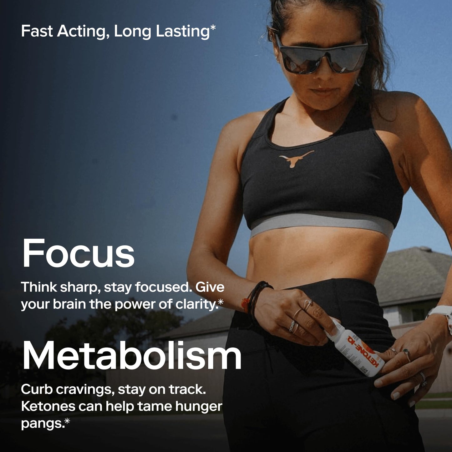 Ketone-IQ Ketone Energy Shots - Peach | 5g Ketones, 100mg Green Tea Caffeine, B Vitamins - 24 On-The-Go Shots