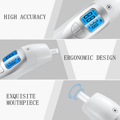 Ketone Meter Home Ketosis Breath Tester – Breath Ketone Analyzer with 10 Mouthpieces