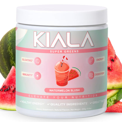 Kiala Nutrition Super Greens – Organic Greens Powder with Spirulina & Chlorella and Spectra Blend (Gluten Free, Vegan)