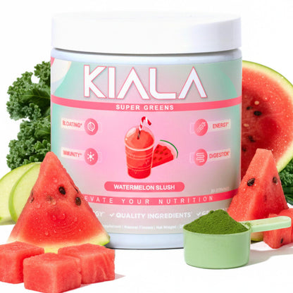 Kiala Nutrition Super Greens – Organic Greens Powder with Spirulina & Chlorella and Spectra Blend (Gluten Free, Vegan)