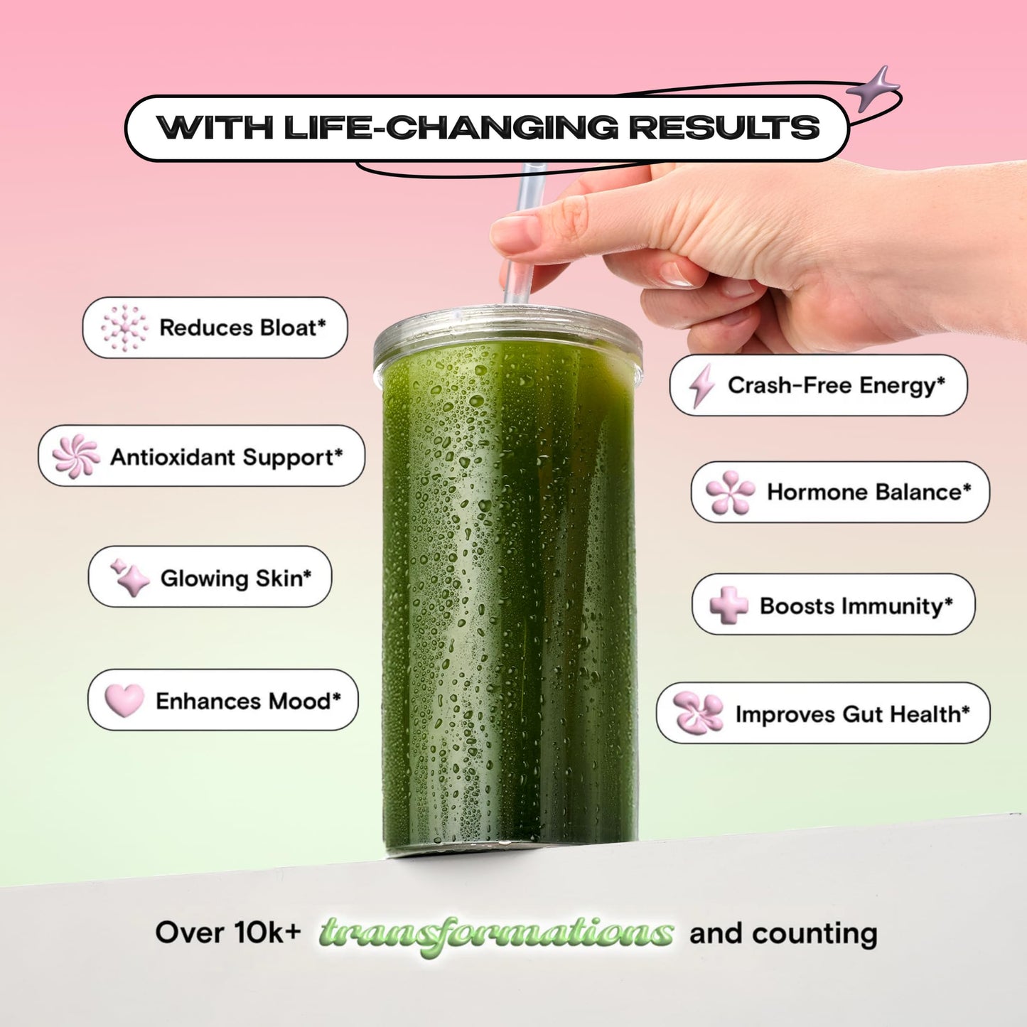 Kiala Nutrition Super Greens – Organic Greens Powder with Spirulina & Chlorella and Spectra Blend (Gluten Free, Vegan)