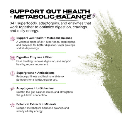Kiala Nutrition Super Greens — Organic Greens Powder with Spectra Blend, Tropical Splash, 30 Servings
