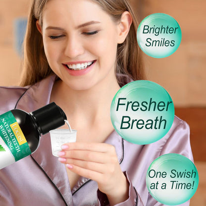 Coconut Oil Pulling for Teeth - 2 Pack | Natural Mint Mouthwash (16 oz)