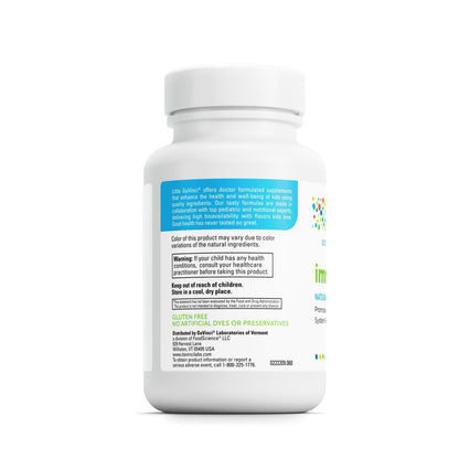 Little DaVinci Immuni-z Kids Zinc Lozenge – Immune & Brain Support (Lemon, 60 Lozenges)