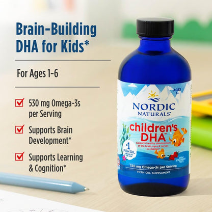 Nordic Naturals Children's DHA Strawberry - 16 oz, 530 mg Omega-3