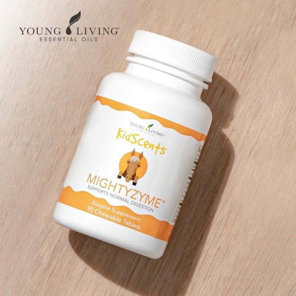 KidScents MightyZyme Chewable Tablets 90 ct | Children's Digestive Enzyme Supplement