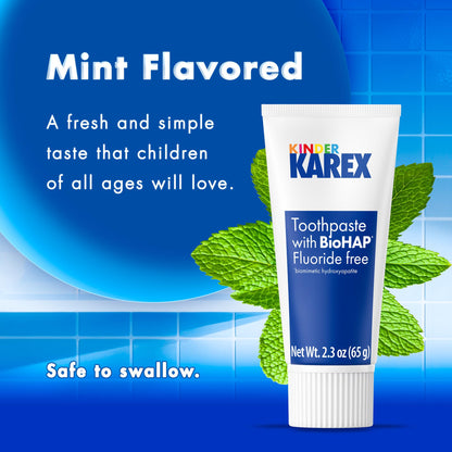 Kinder Karex Hydroxyapatite Kids Toothpaste – Fluoride-Free 2.3 oz (Clinically Tested)
