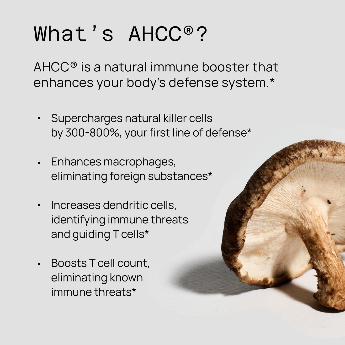 Quality of Life Kinoko Gold AHCC – 500 mg Capsule, Immune Support, 60 Veg Capsules