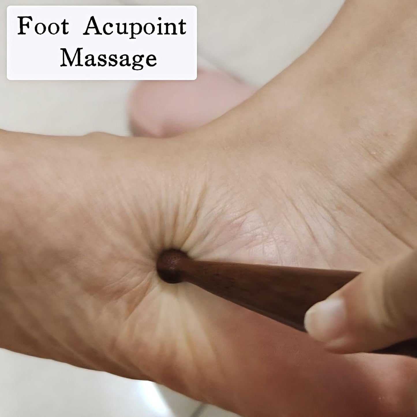 KINTEGOOD Sandalwood Acupoint Massage Pen – Traditional Wooden Acupressure Tool