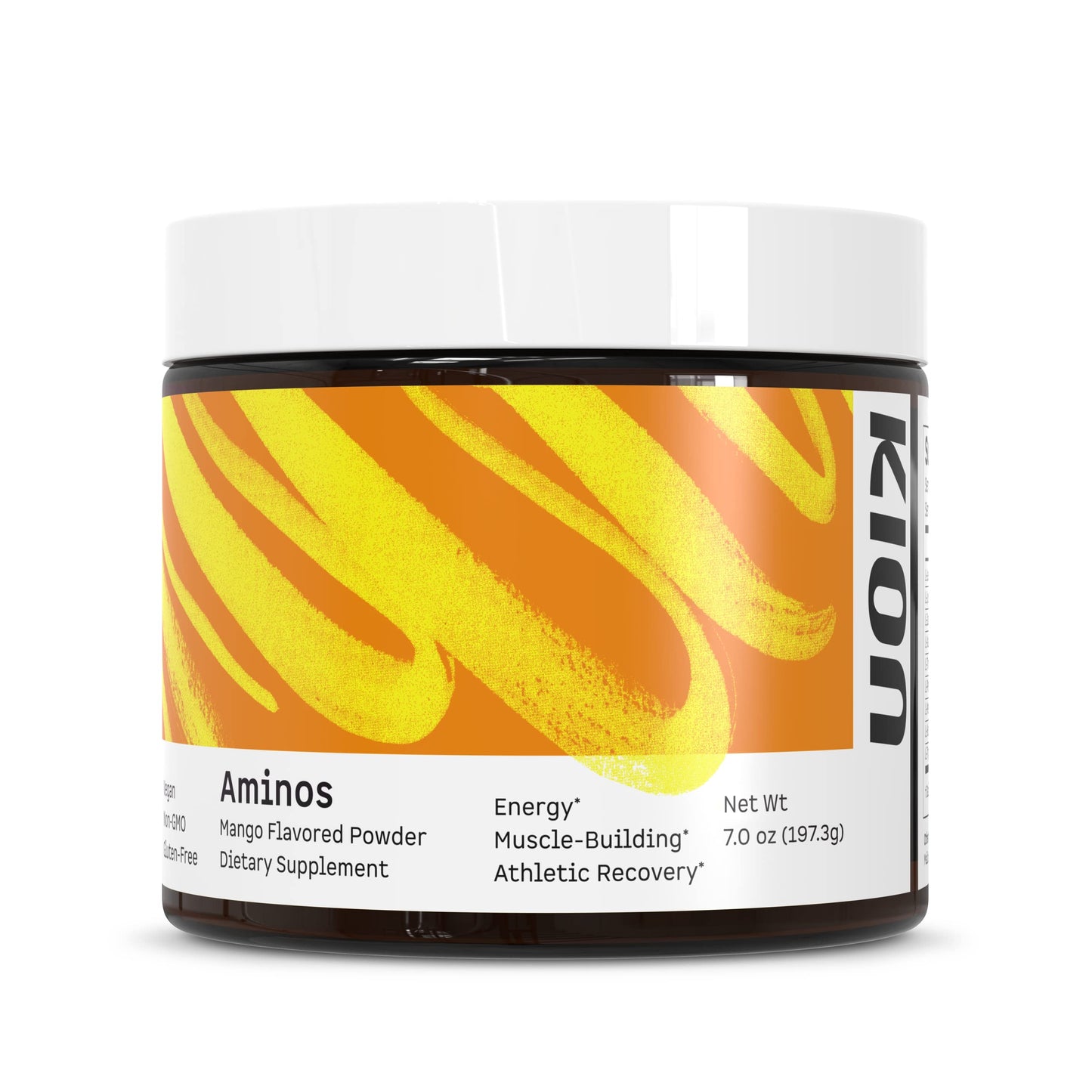 Kion Aminos Mango – Essential Amino Acids Powder, No Caffeine, 30 Servings