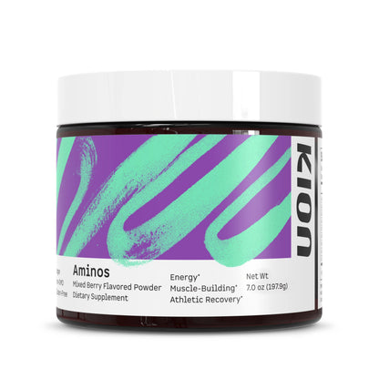 Kion Aminos – Essential Amino Acids Powder for Energy and Recovery (30 Servings) – Mixed Berry