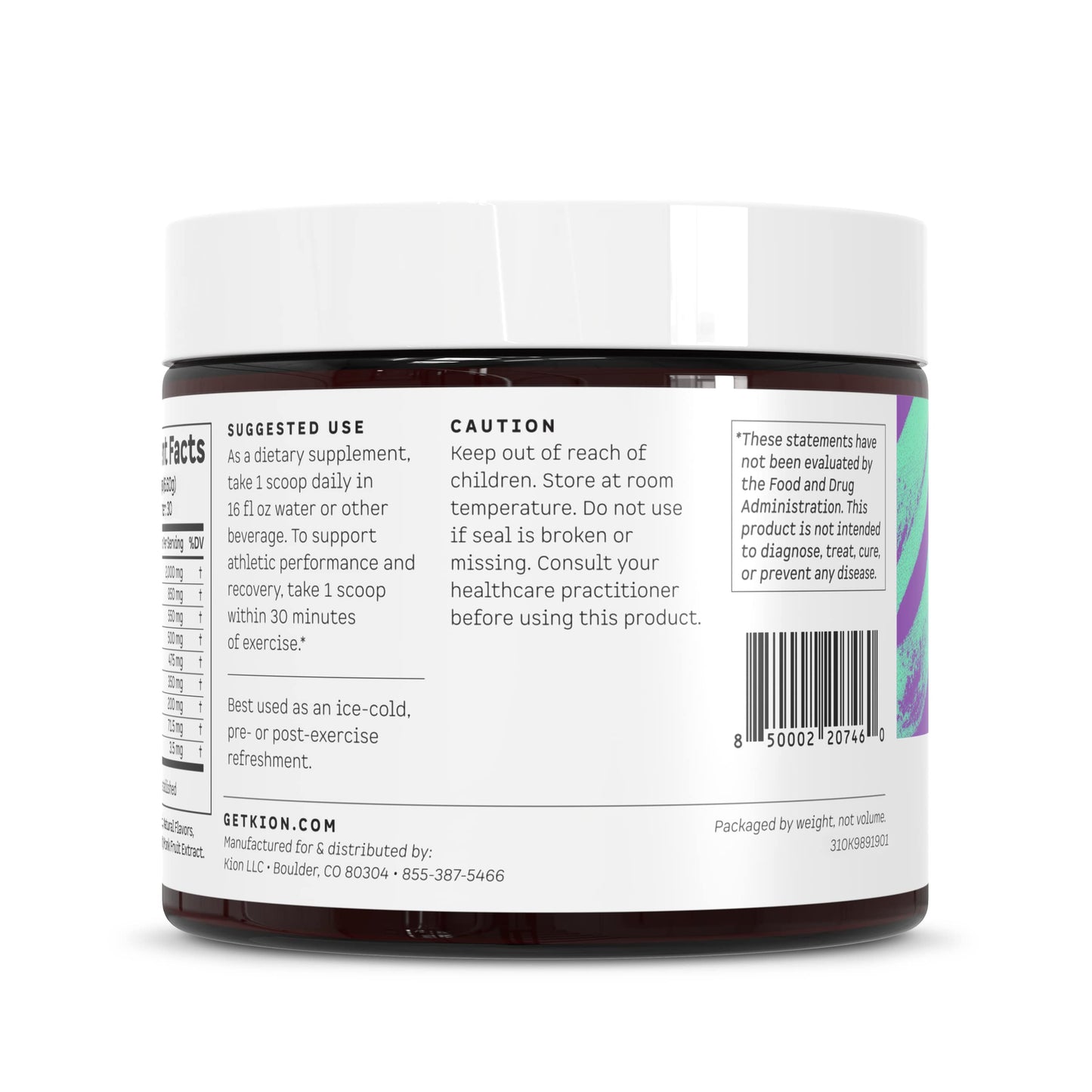Kion Aminos – Essential Amino Acids Powder for Energy and Recovery (30 Servings) – Mixed Berry