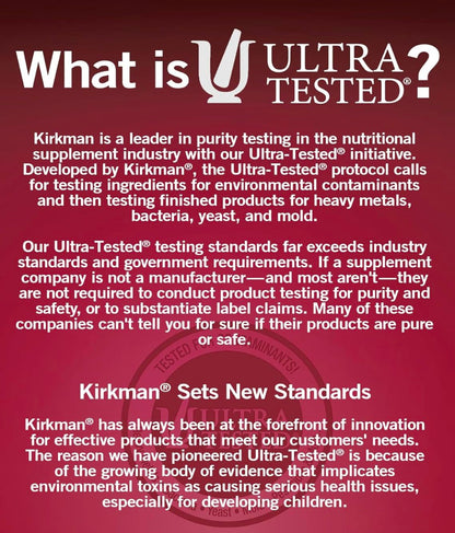 Kirkman Alpha Lipoic Acid 100 mg - Hypoallergenic | 120 Vegetarian Capsules