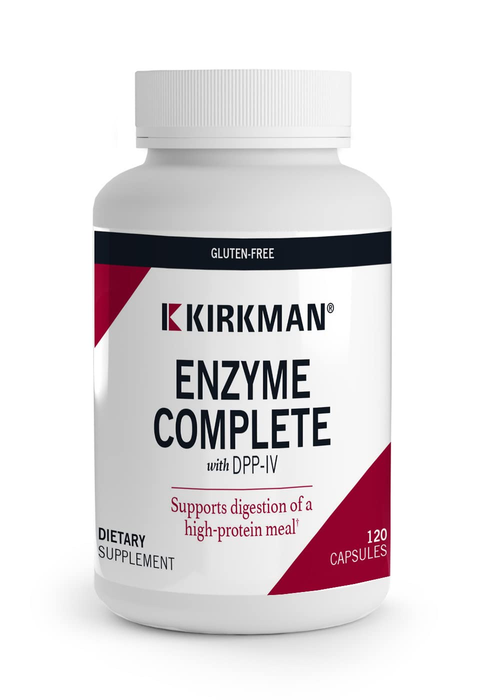 Kirkman EnZym-Complete/DPP-IV 120 Capsules | Broad Spectrum Digestive Enzyme