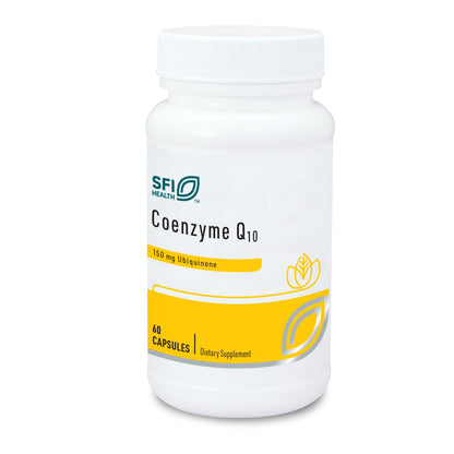 Klaire Labs CoQ10 150 mg - 60 Capsules | Hypoallergenic Ubiquinone for Cardiovascular & Cellular Energy