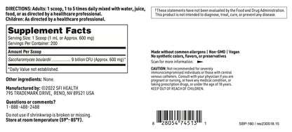 Klaire Labs Saccharomyces boulardii Powder – Probiotic Supplement (4.48oz)