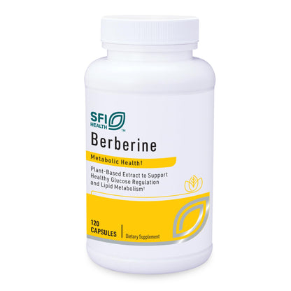 Klaire Labs Berberine HCI 500mg | Gluten-Free, Hypoallergenic | SFI Health