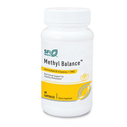 SFI Health Klaire Labs Methyl Balance – Activated B Vitamins + TMG, Metafolin Folate, 60 Capsules