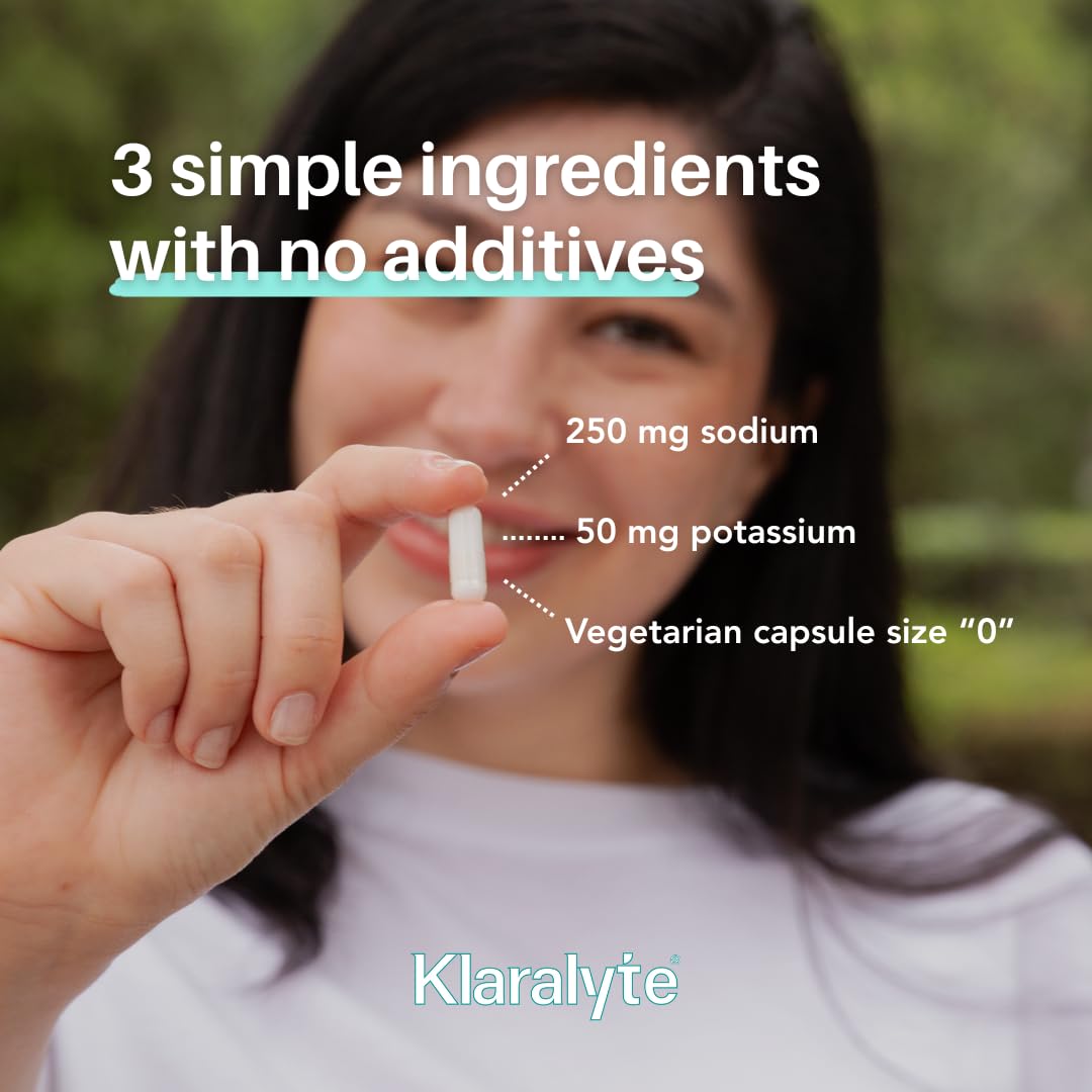 Klaralyte Buffered Electrolyte Salt Capsules – 300 Count