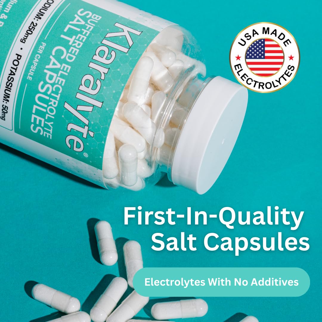 Klaralyte Buffered Electrolyte Salt Capsules – 300 Count