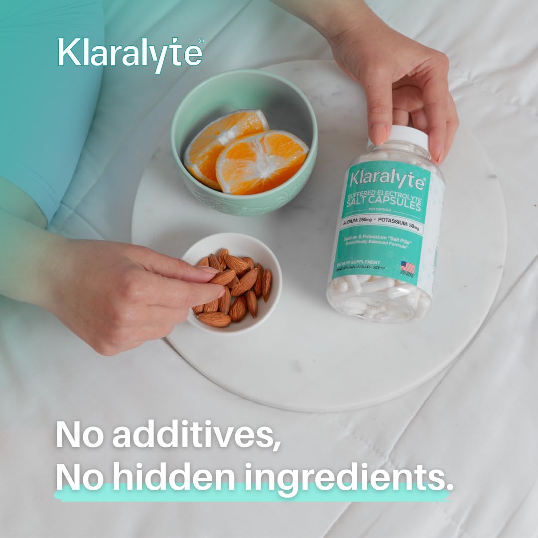 Klaralyte Buffered Electrolyte Salt Capsules – 300 Count