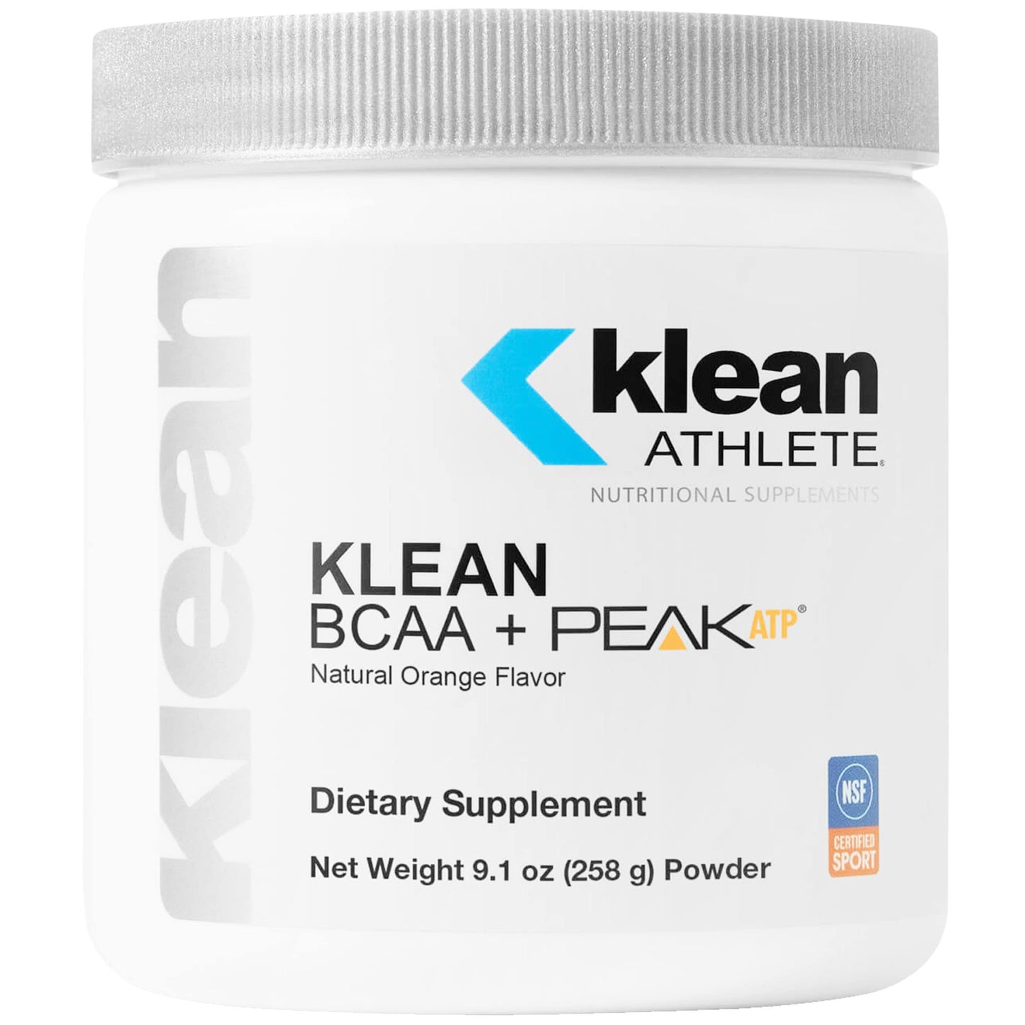Klean Athlete Klean BCAA + Peak ATP – Amino Acid Supplement for Muscle Building & Recovery | 9.1 oz | Natural Orange
