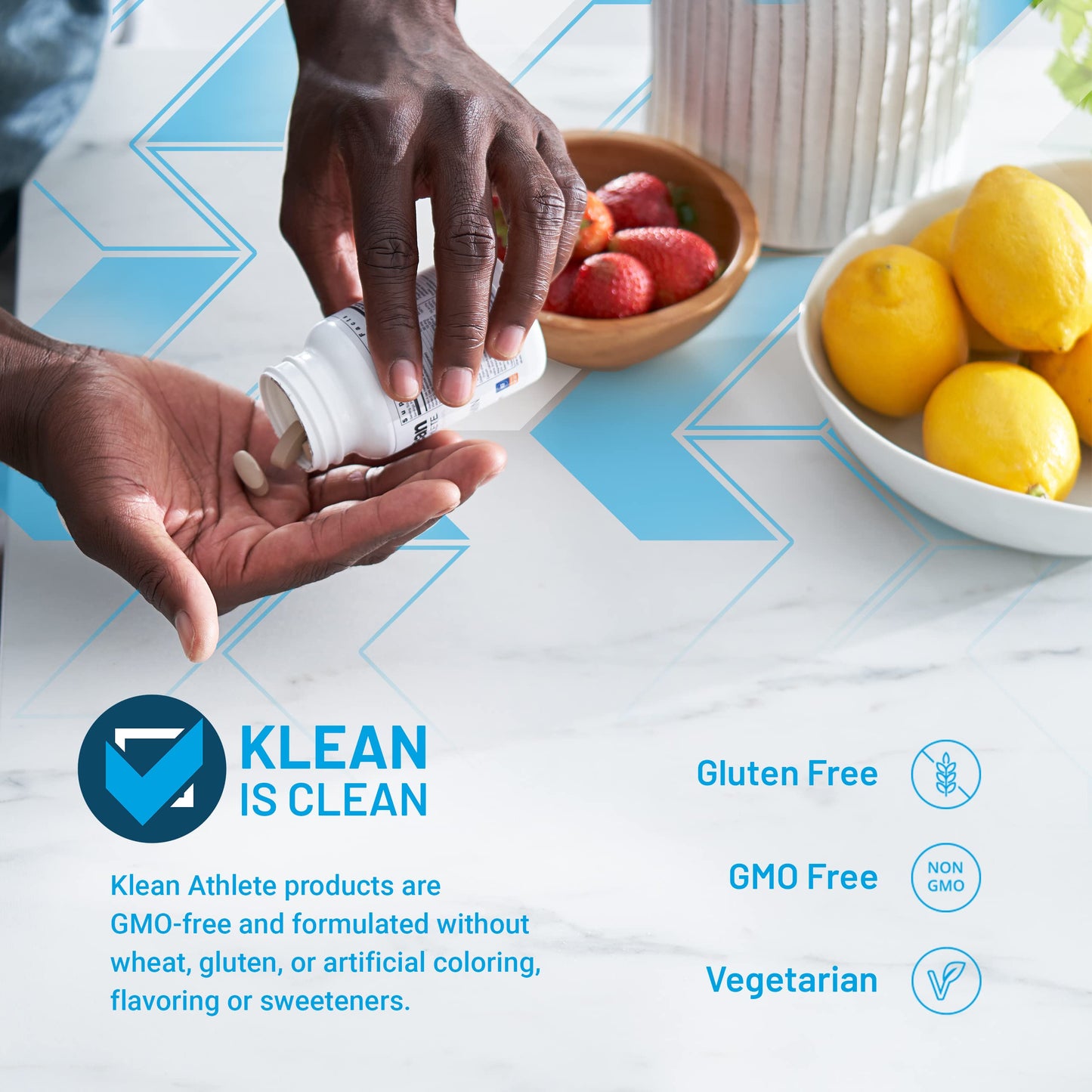 Klean Athlete Klean Multivitamin – Essential Nutrients, Antioxidants & NSF Certified for Sport | 60 Tablets