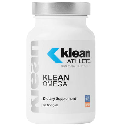 Klean Athlete Klean Omega | Pure Fish Oil in Triglyceride Form – NSF Certified for Sport | 60 Softgels